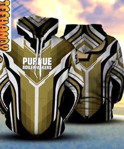 Purdue Boilermakers Football 3D Hoodie