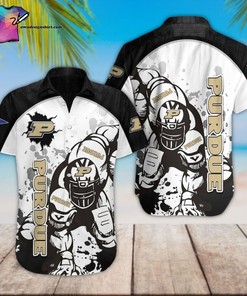 Purdue Boilermakers Football Player Hawaiian Shirt