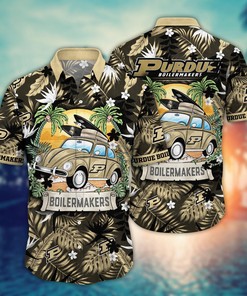 Purdue Boilermakers NCAA Flower Hawaii Shirt For Fans Ver 1