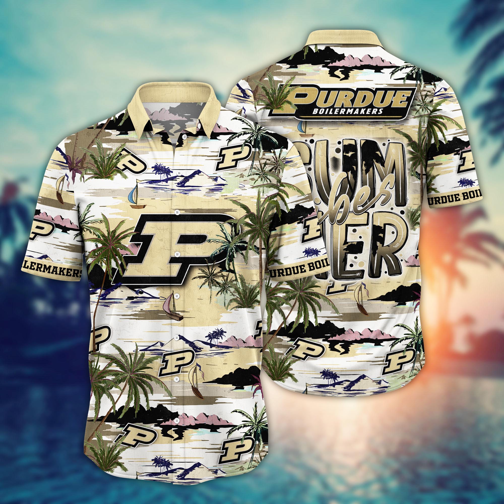 Purdue Boilermakers NCAA Flower Hawaii Shirt For Fans Ver 10