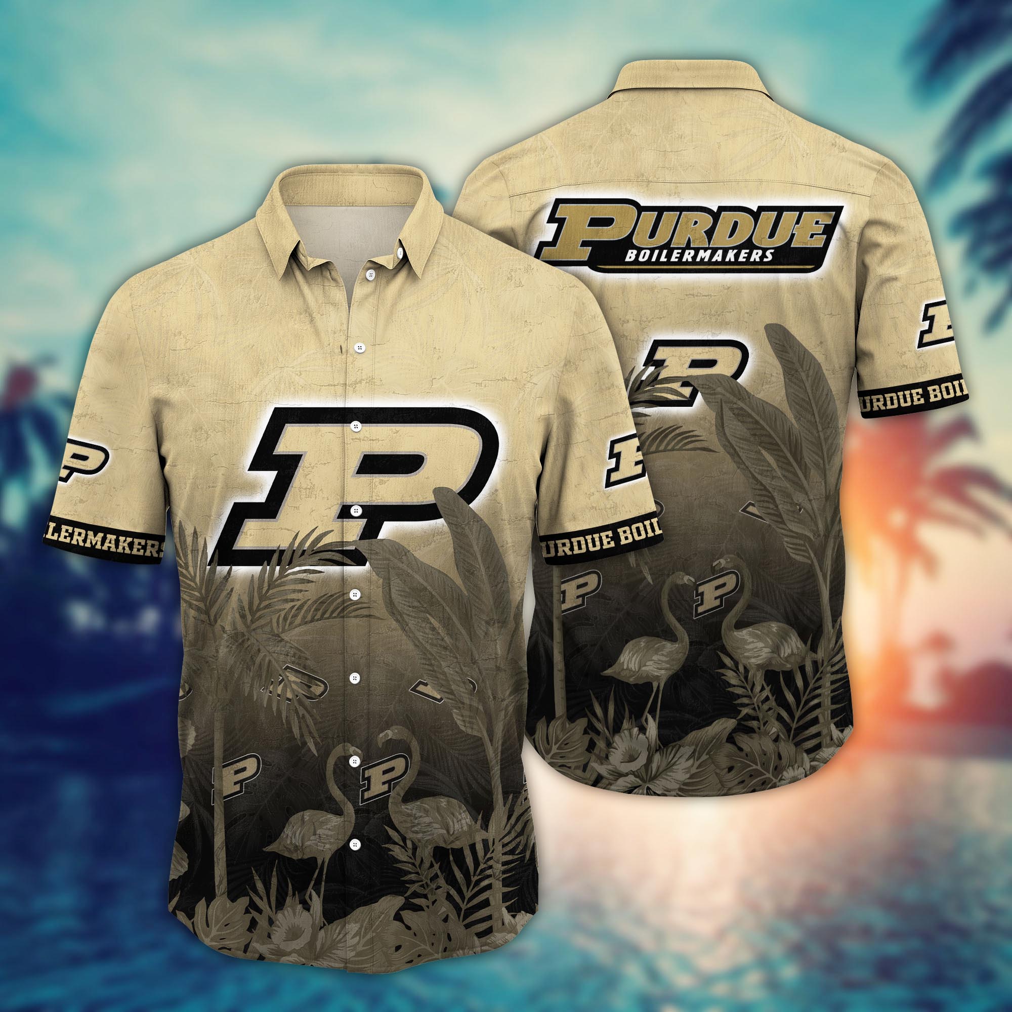 Purdue Boilermakers NCAA Flower Hawaii Shirt For Fans Ver 11