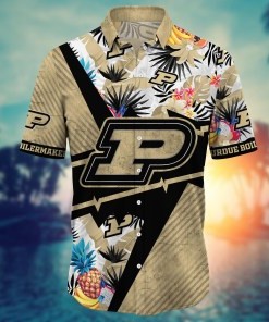Purdue Boilermakers NCAA Flower Hawaii Shirt For Fans Ver 12