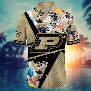 Purdue Boilermakers NCAA Flower Hawaii Shirt For Fans Ver 12