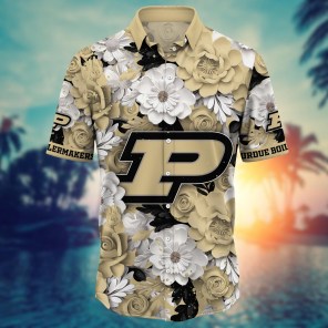 Purdue Boilermakers NCAA Flower Hawaii Shirt For Fans Ver 14