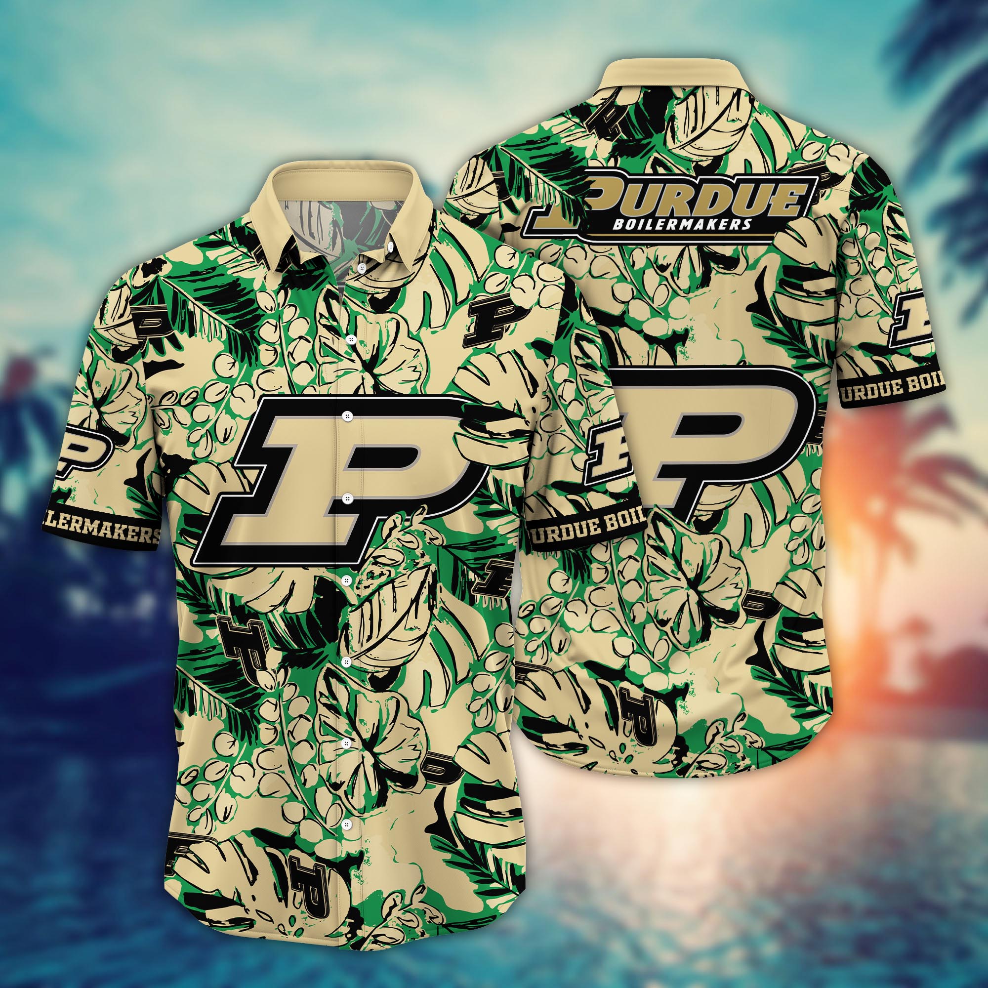 Purdue Boilermakers NCAA Flower Hawaii Shirt For Fans Ver 15