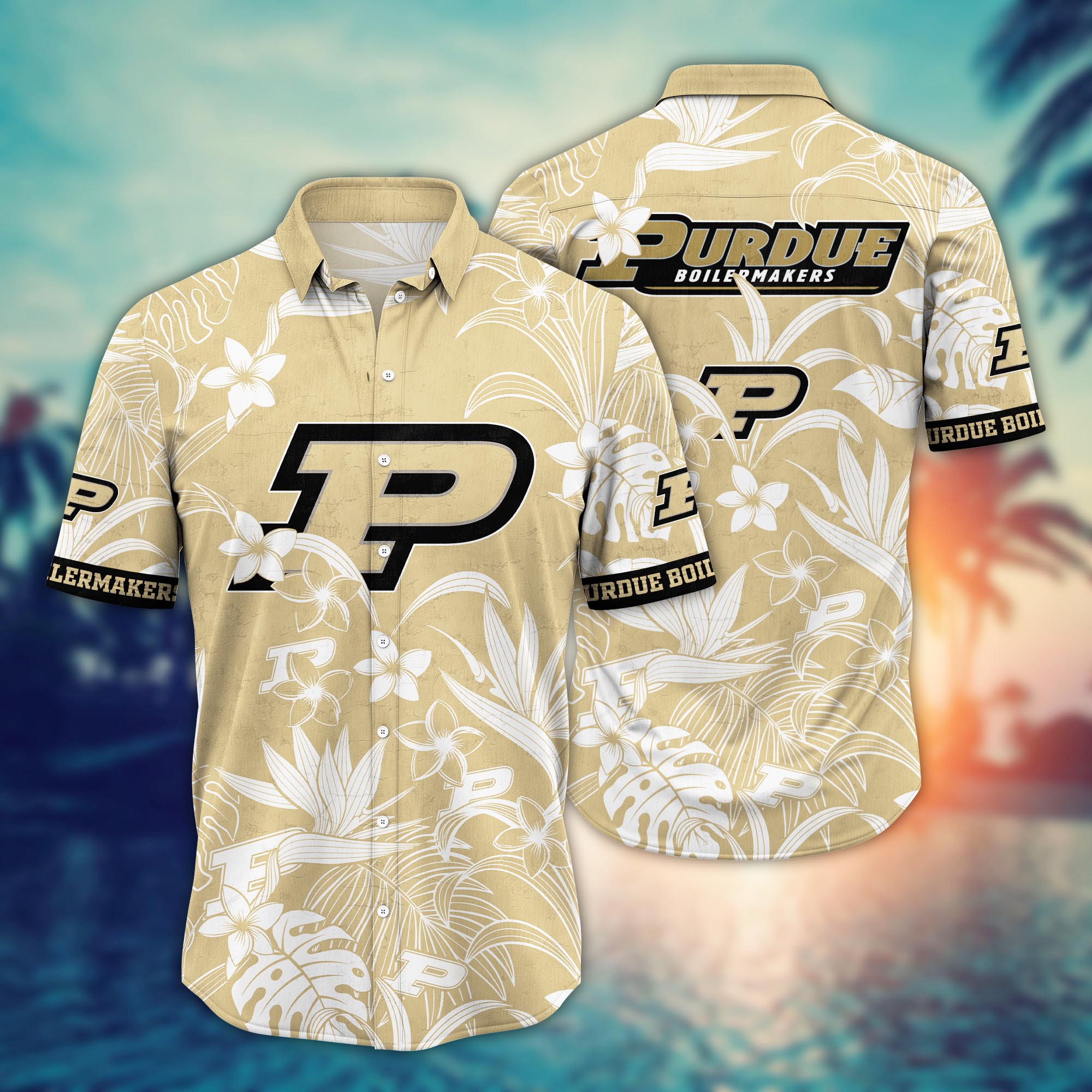 Purdue Boilermakers NCAA Flower Hawaii Shirt For Fans Ver 16