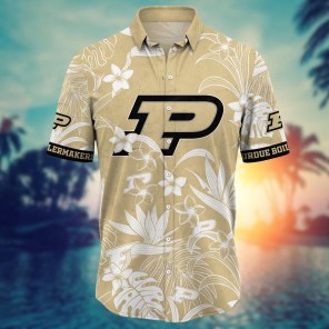 Purdue Boilermakers NCAA Flower Hawaii Shirt For Fans Ver 16