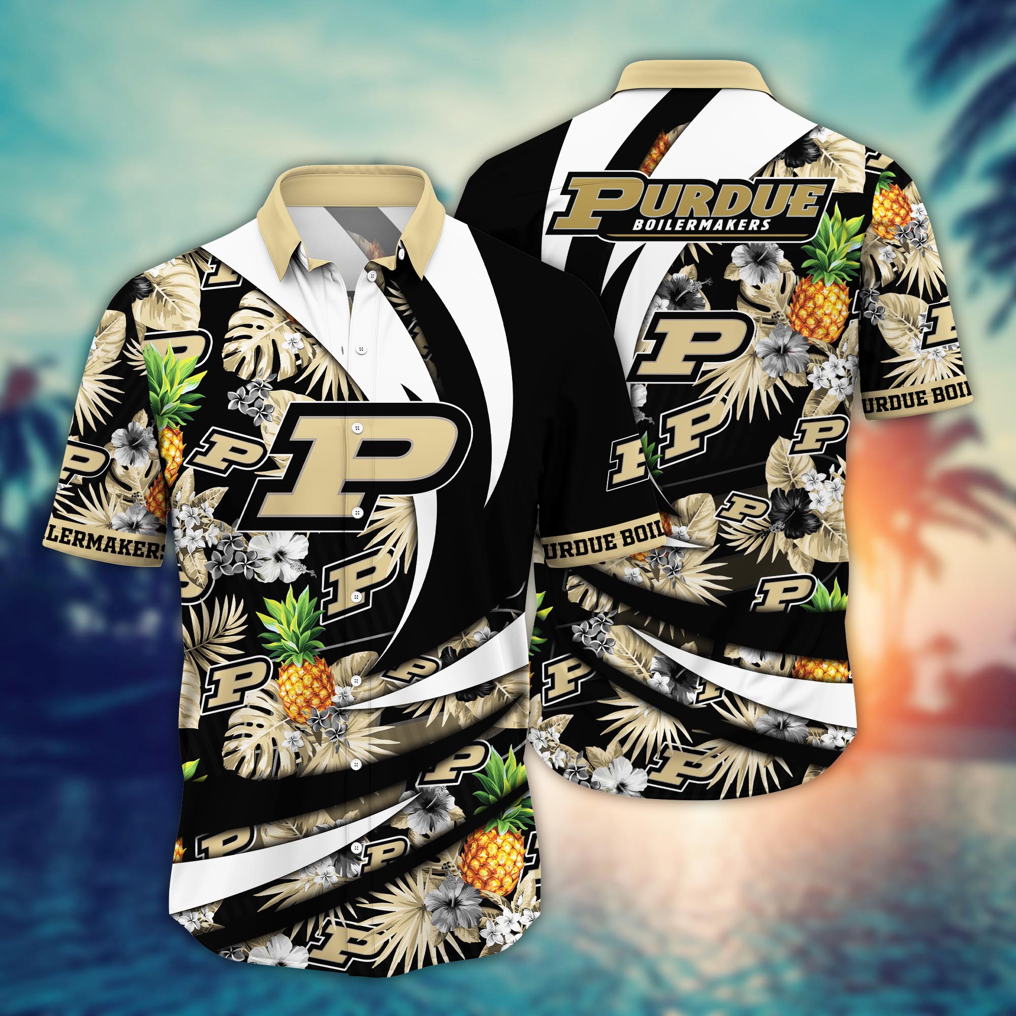 Purdue Boilermakers NCAA Flower Hawaii Shirt For Fans Ver 18