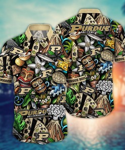 Purdue Boilermakers NCAA Flower Hawaii Shirt For Fans Ver 19