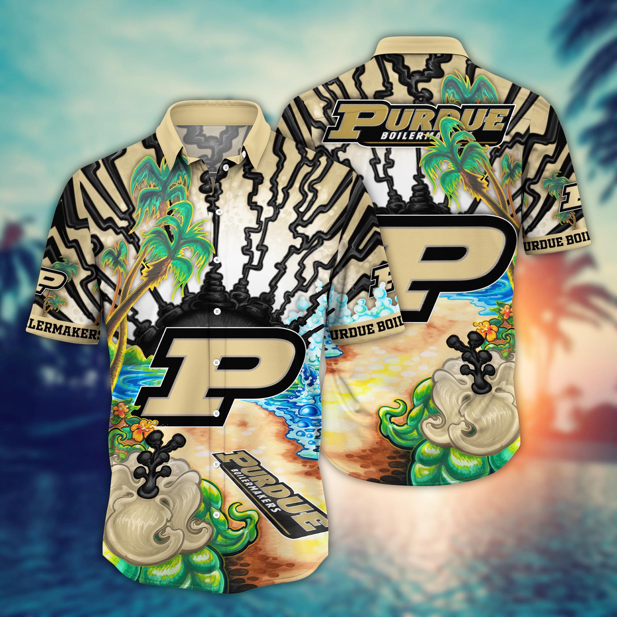Purdue Boilermakers NCAA Flower Hawaii Shirt For Fans Ver 20