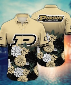 Purdue Boilermakers NCAA Flower Hawaii Shirt For Fans Ver 26
