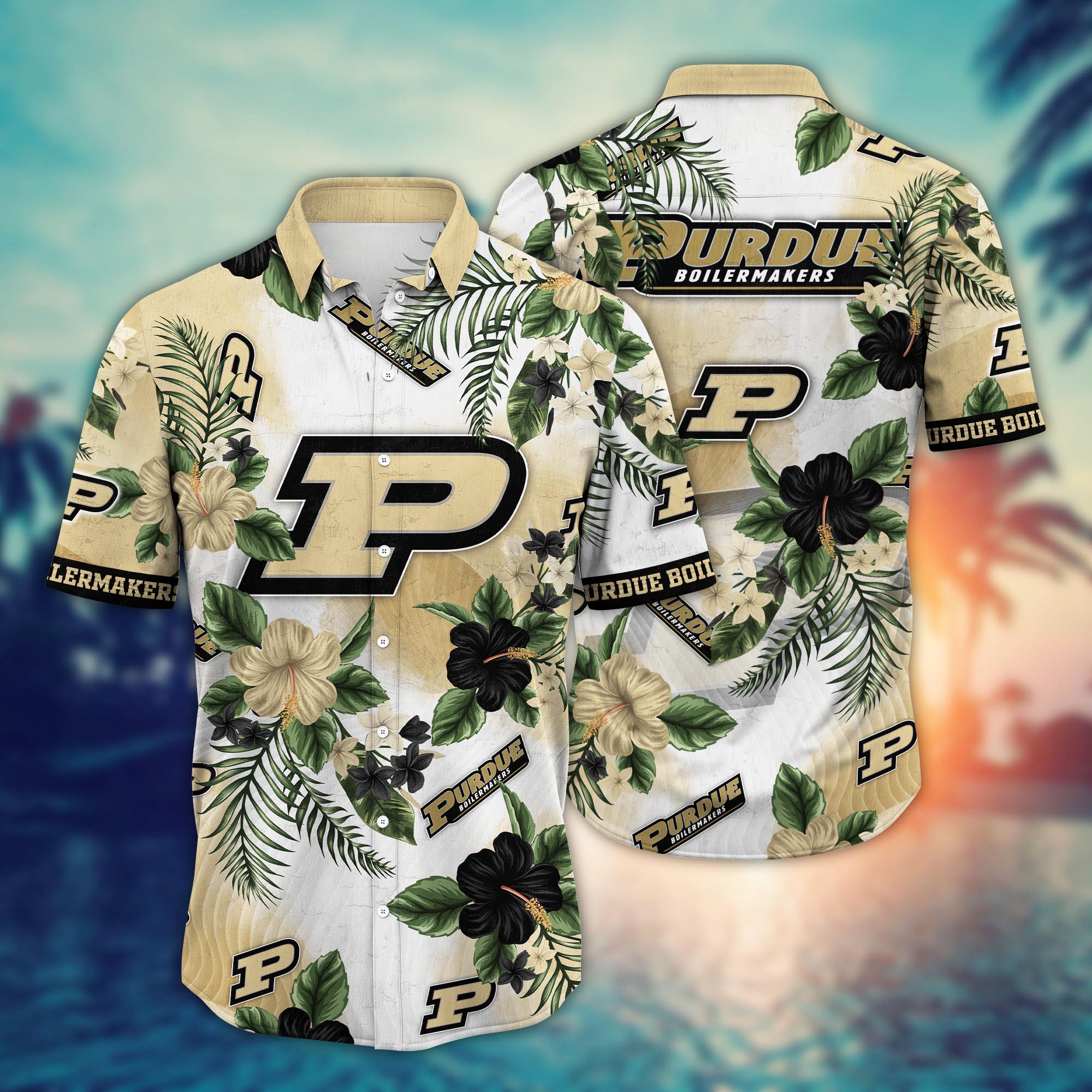 Purdue Boilermakers NCAA Flower Hawaii Shirt For Fans Ver 27