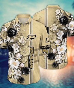 Purdue Boilermakers NCAA Flower Hawaii Shirt For Fans Ver 37