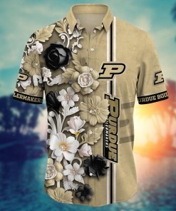 Purdue Boilermakers NCAA Flower Hawaii Shirt For Fans Ver 37
