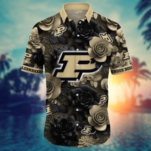 Purdue Boilermakers NCAA Flower Hawaii Shirt For Fans Ver 4