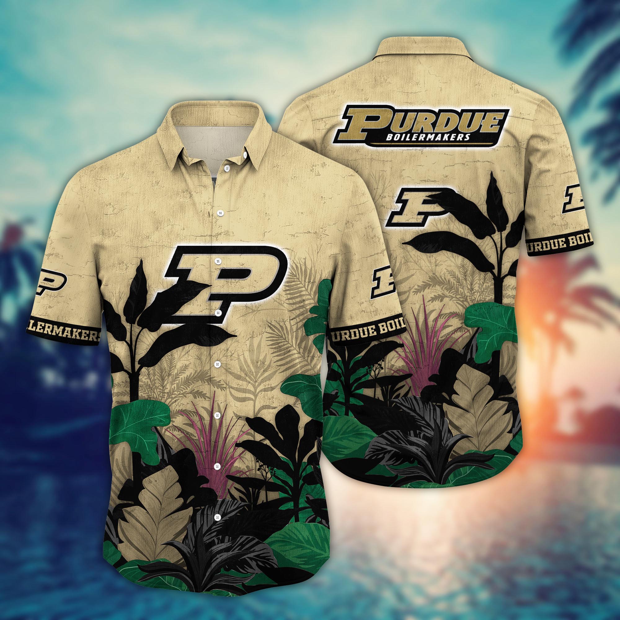Purdue Boilermakers NCAA Flower Hawaii Shirt For Fans Ver 5