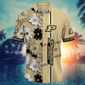 Purdue Boilermakers NCAA Flower Hawaii Shirt For Fans Ver 6