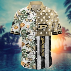 Purdue Boilermakers NCAA Flower Hawaii Shirt For Fans Ver 7