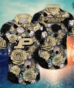 Purdue Boilermakers NCAA Flower Hawaii Shirt For Fans Ver 8