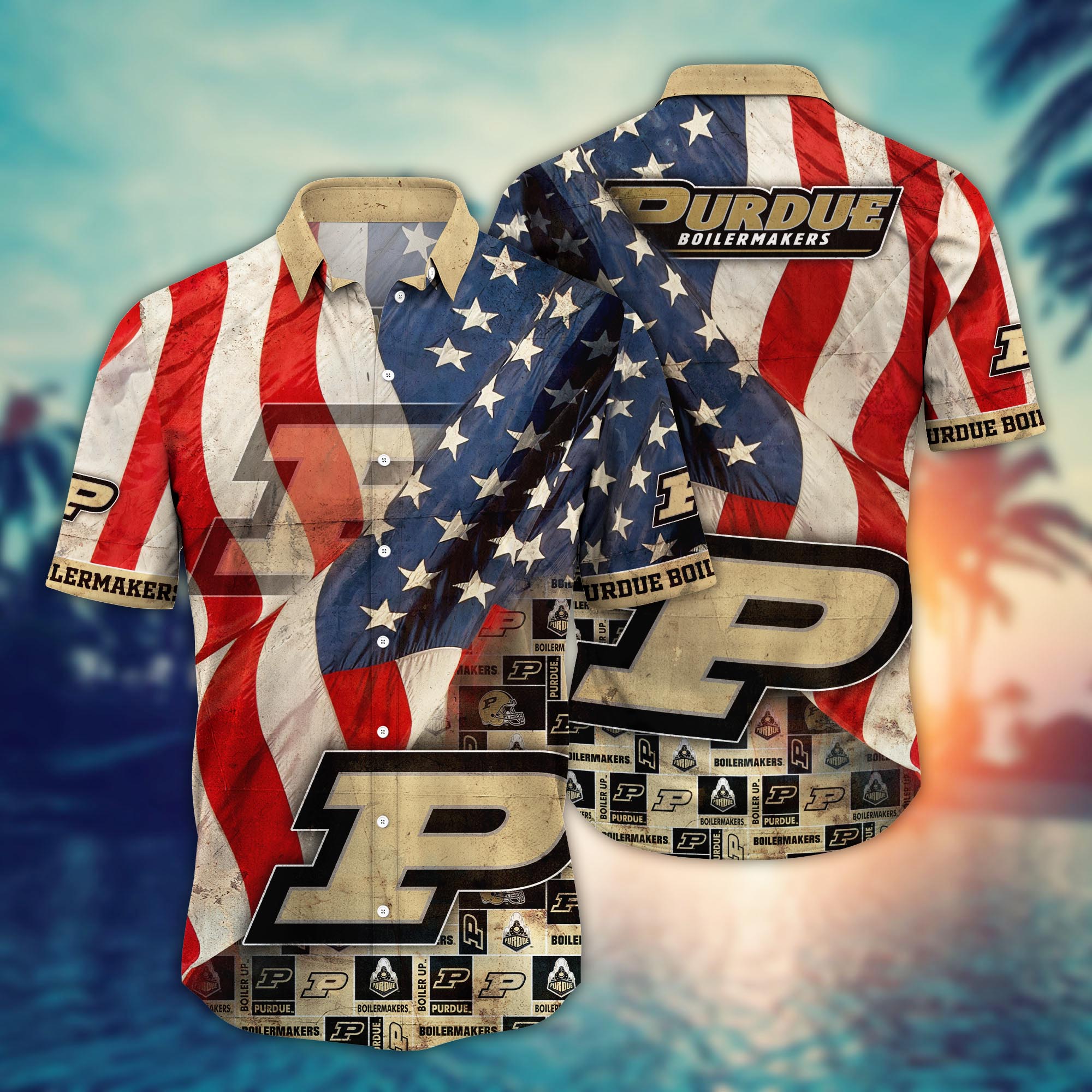 Purdue Boilermakers NCAA Flower Hawaii Shirt For Fans Ver 9