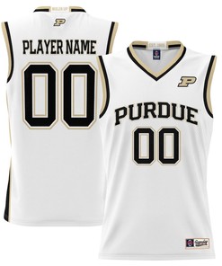 Purdue Boilermakers NIL Men Basketball Custom Jersey - White