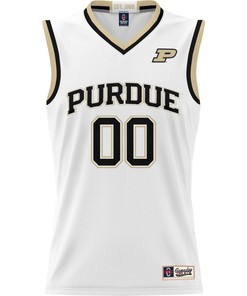 Purdue Boilermakers NIL Men Basketball Custom Jersey - White