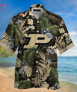 Purdue Boilermakers Summer Hawaiian Shirts, With Tropical Patterns for Fans