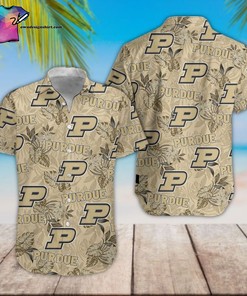 Purdue Boilermakers Tropical Hawaiian Shirt