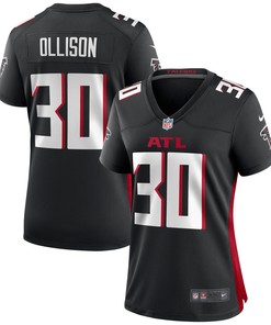 Qadree Ollison Atlanta Falcons Womens Game Jersey - Black Nfl