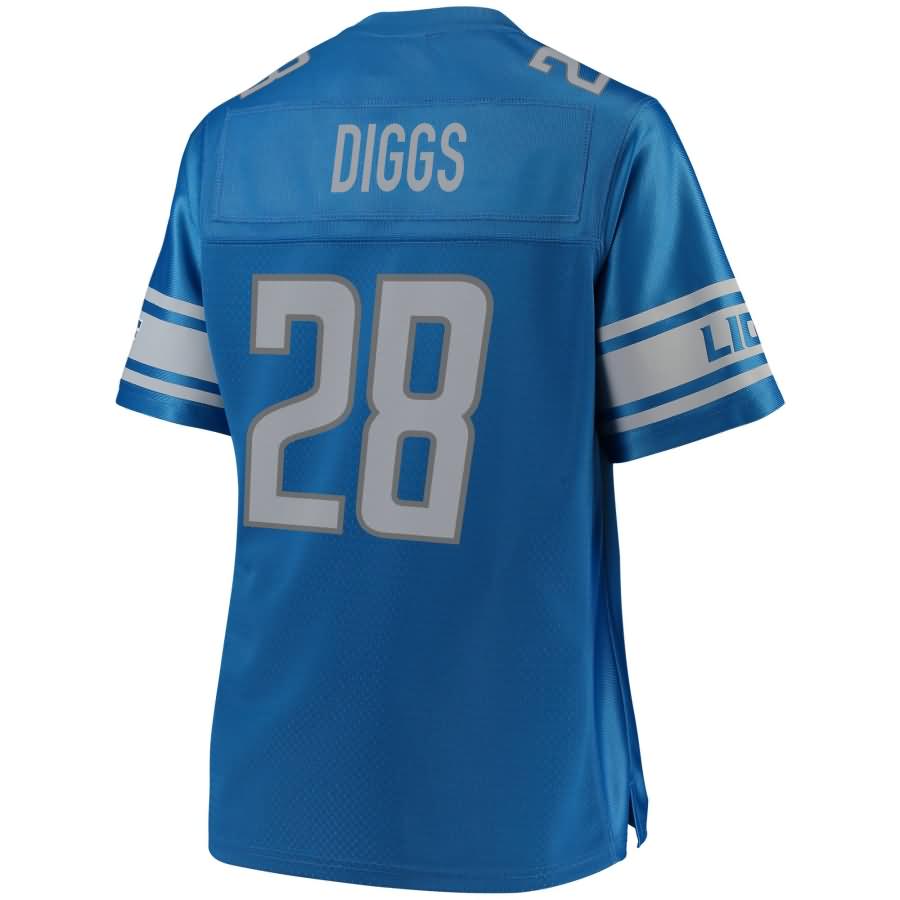Quandre Diggs Detroit Lions Nfl Pro Line Womens Team Color Player Jersey - Blue