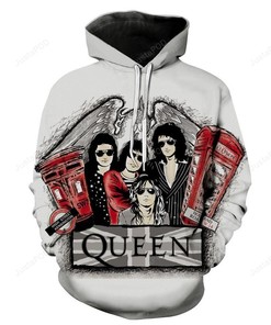 Queen Band Style 2 3D Hoodie Zip Hoodie