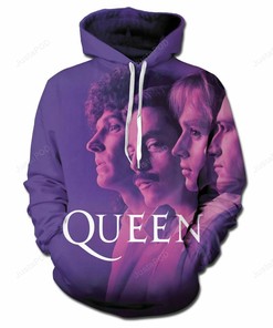 Queen Band Style 3 3D Hoodie Zip Hoodie