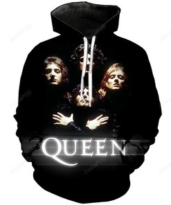 Queen Band Style 4 3D Hoodie Zip Hoodie