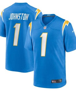 Quentin Johnston 1 Los Angeles Chargers 2023 NFL Draft Game Jersey - Powder Blue
