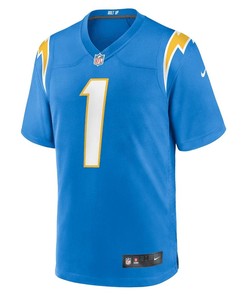 Quentin Johnston Los Angeles Chargers 2023 NFL Draft First Round Pick Game Jersey