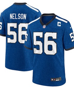 Quenton Nelson 56 Indianapolis Colts Indiana Nights Alternate Game Men Jersey - Royal