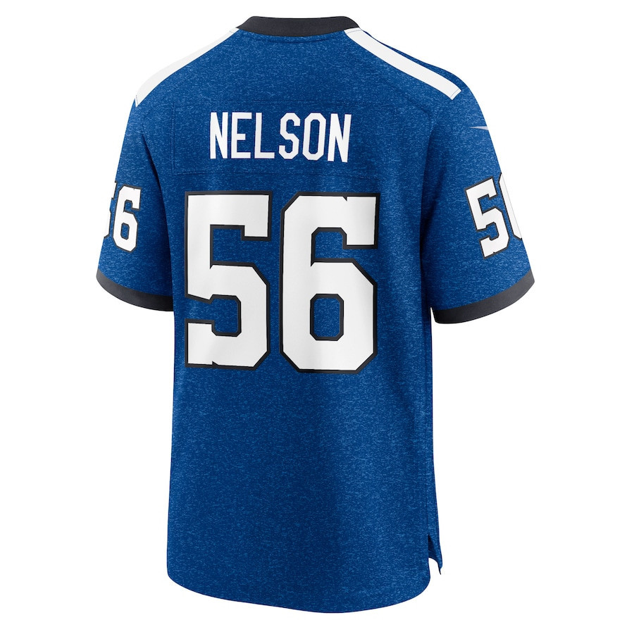 Quenton Nelson 56 Indianapolis Colts Indiana Nights Alternate Game Men Jersey - Royal
