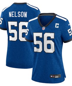 Quenton Nelson 56 Indianapolis Colts Indiana Nights Alternate Game Women Jersey - Royal