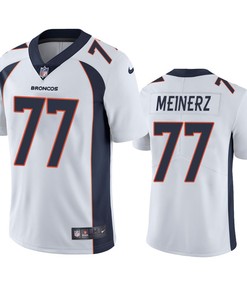 Quinn Meinerz 77 Denver Broncos White Vapor Limited Jersey