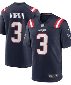 Quinn Nordin New England Patriots Game Jersey - Navy Nfl