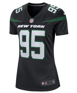 Quinnen Williams 95 New York Jets Women's Alternate Game Player Jersey - Stealth Black
