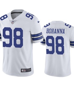 Quinton Bohanna 98 Dallas Cowboys White Vapor Limited Jersey