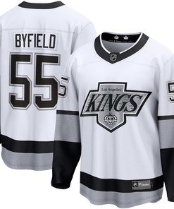 Quinton Byfield Los Angeles Kings Fanatics Branded Alternate Premier Breakaway Player Jersey - White Nhl