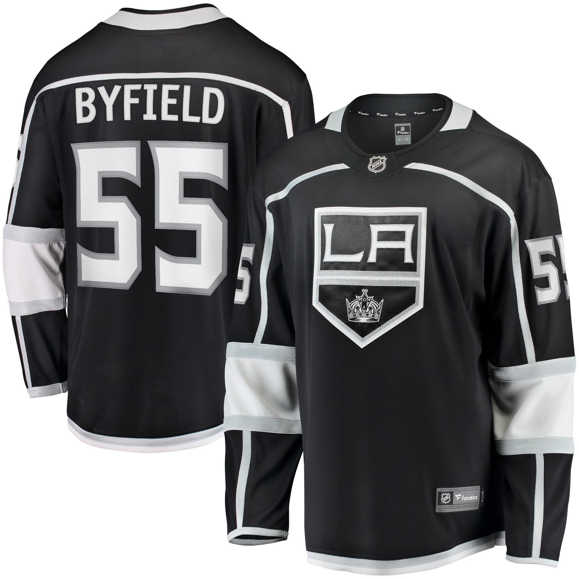 Quinton Byfield Los Angeles Kings Fanatics Branded Home Breakaway Player Jersey - Black Nhl A1