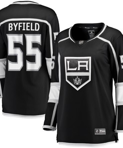Quinton Byfield Los Angeles Kings Fanatics Branded Womens Home Breakaway Player Jersey - Black Nhl