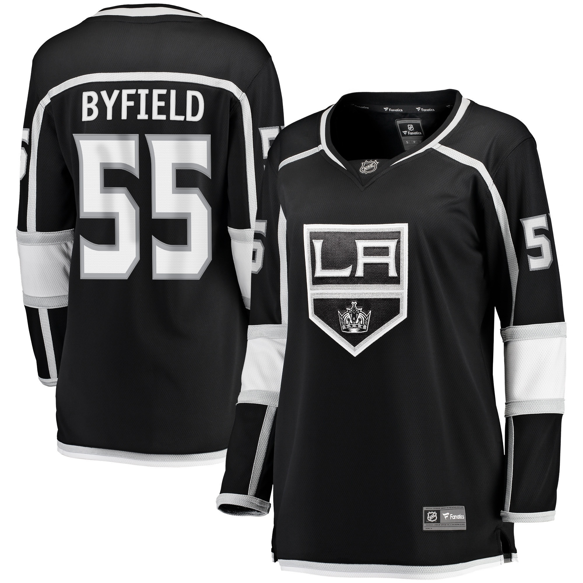 Quinton Byfield Los Angeles Kings Fanatics Branded Womens Home Breakaway Player Jersey - Black Nhl