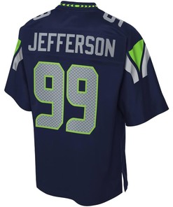 Quinton Jefferson Seattle Seahawks Nfl Pro Line Player Jersey - College Navy