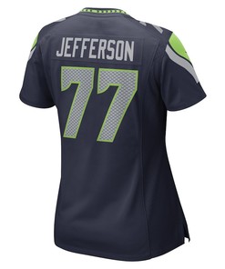 Quinton Jefferson Seattle Seahawks Women's Game Player Jersey - College Navy
