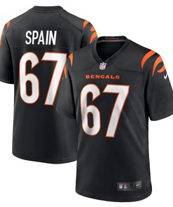 Quinton Spain Cincinnati Bengals Game Jersey - Black Nfl