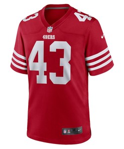 Qwuantrezz Knight San Francisco 49ers Game Player Jersey - Scarlet